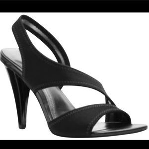 Calvin Klein black slingback Audrey nappa heel